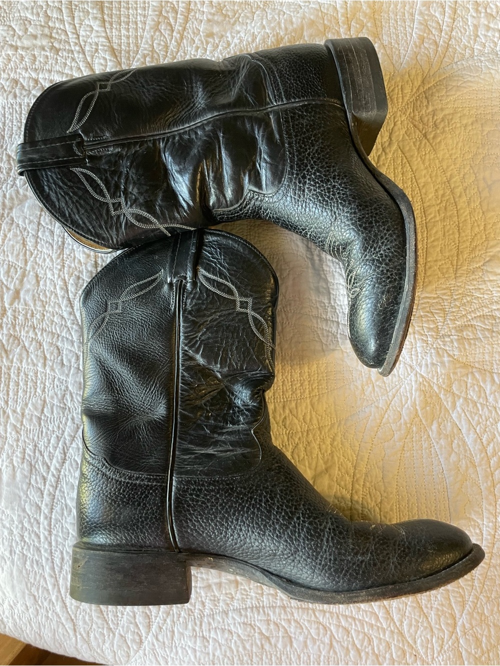 Tony Lama Black Cowboy Boots